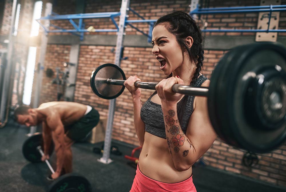 Entrenamiento con pesas para mujeres